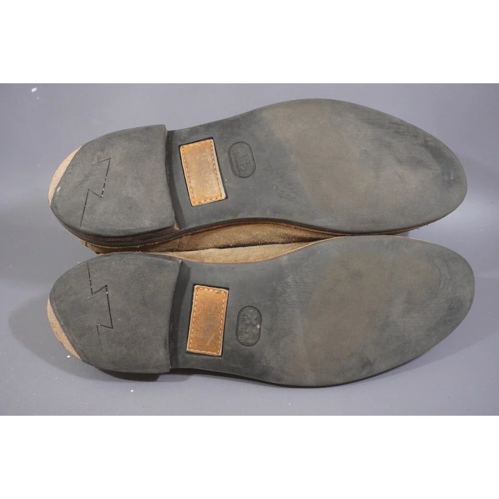 Allen Edmonds Nomad Chelsea Boots Mens 10 US Tan Suede Pull On Ankle Shoes